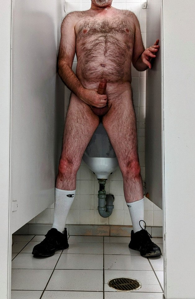 Photo by Cautious Curious with the username @CautiousCurious, who is a verified user,  February 9, 2023 at 5:31 AM. The post is about the topic Gay Hairy Men and the text says 'What would you do if you caught me?
#me #cock #hardcock #erection #hairy #socks #shoes #exhibitionism #publicnudity #publicwashroom #restroom #cautiouscurious'