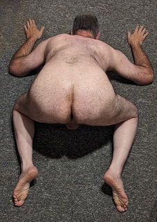 Photo by Cautious Curious with the username @CautiousCurious, who is a verified user,  November 14, 2023 at 7:14 PM. The post is about the topic Gay hairy asshole and the text says 'Ass up again.
#me #ass #hairy #frogposition #cautiouscurios'