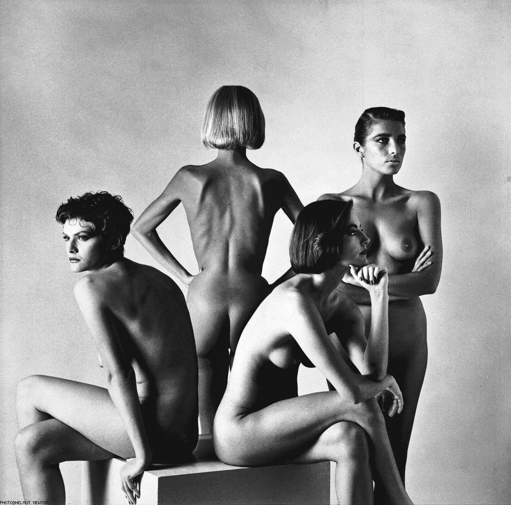 Photo by A Breeding Male with the username @ABreedingMale,  May 27, 2012 at 5:22 PM and the text says 'This is the work of the late great Helmut Newton.  He was a pioneer in every sense of the word in fashion photography.  He opened the door to an entirely new way of photographing some of the most beautiful woman in the world. #helmut  #newton  #nude..'