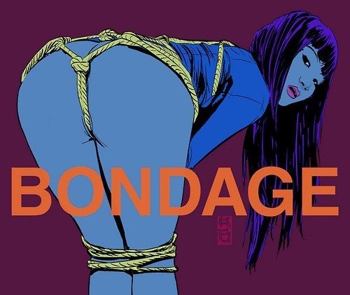 Photo by Curio Of Awesome with the username @CurioOfAwesome,  January 24, 2020 at 6:41 PM. The post is about the topic Bondage and the text says '#bondage #bdsm #drawing #ropebondage #rope'