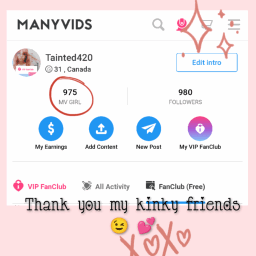 Watch the Photo by Tainted420 with the username @Tainted420, who is a star user, posted on October 16, 2021 and the text says 'Thanks to all my fun and kinky friends for all your love and support 💕💕 it truely means the world to me during this time!!
⬇️⬇️⬇️ OCTOBER DEALS ⬇️⬇️⬇️
20-50% off videos and store items (seriously almost everything is on sale, it's crazy!!!)
$3/m customs..'