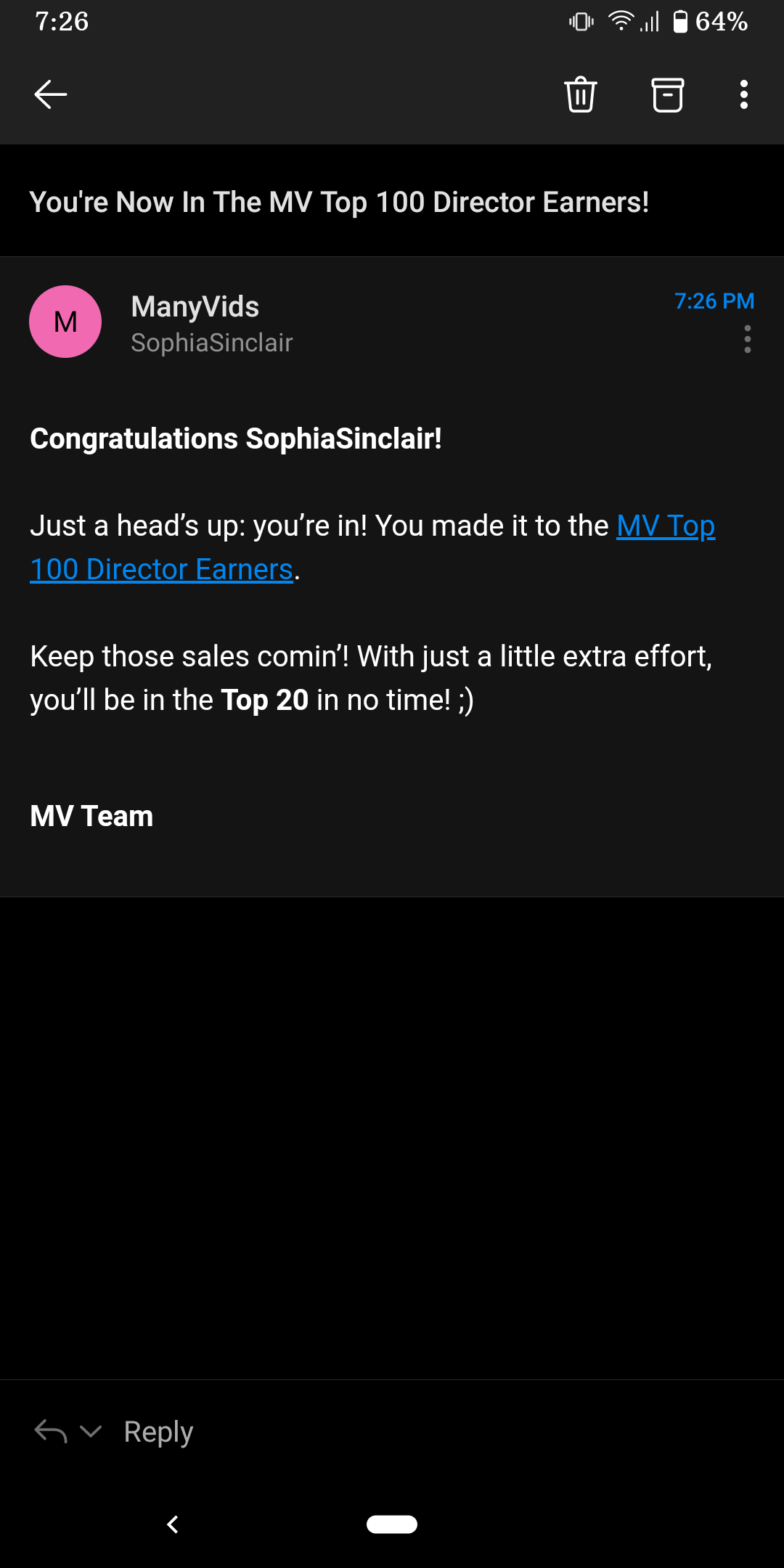 Watch the Photo by SpicedEnterprise with the username @spicesophia, who is a star user, posted on October 3, 2020 and the text says 'Yayy I'm super happy right now💜 thank you guys for all the love on @ManyVids 
#top100 #Clips #model #models #RisingStar #SophiaSinclair #SinSpice #SpiceSophia #Sophiaandjasper #Spicedenterprise'