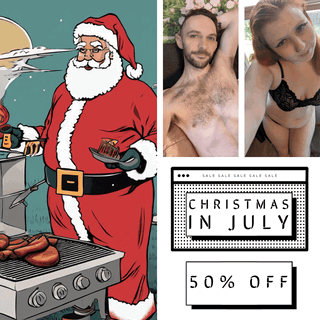 Photo by SpicedEnterprise with the username @spicesophia, who is a star user,  July 24, 2024 at 8:24 PM and the text says '*Christmas in July* 
50% OFF clips on AP Clips and iWantClips
July 24 - 27th 
#APClips : apclips.com/sophiasinclair

#IWC : iwantclips.com/store/780777/S… with Promo Code: XXXMAS50

#sellingcontent #nsfwtwt #sale #ChristmasInJuly'