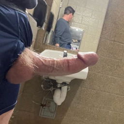 Photo by GunnerJackson with the username @GunnerJackson, who is a verified user,  March 26, 2024 at 4:20 PM. The post is about the topic Big dicks and the text says 'These locking public park bathrooms are tits'