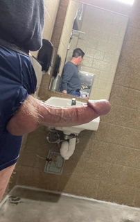 Photo by GunnerJackson with the username @GunnerJackson, who is a verified user,  March 26, 2024 at 4:20 PM. The post is about the topic Big dicks and the text says 'These locking public park bathrooms are tits'