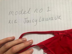 Photo by JuicyLauraUK with the username @JuicyLauraUK,  October 11, 2020 at 9:14 AM. The post is about the topic Teen and the text says 'Used underwear / Panties 

message me on Kik:

JuicyLauraUk'