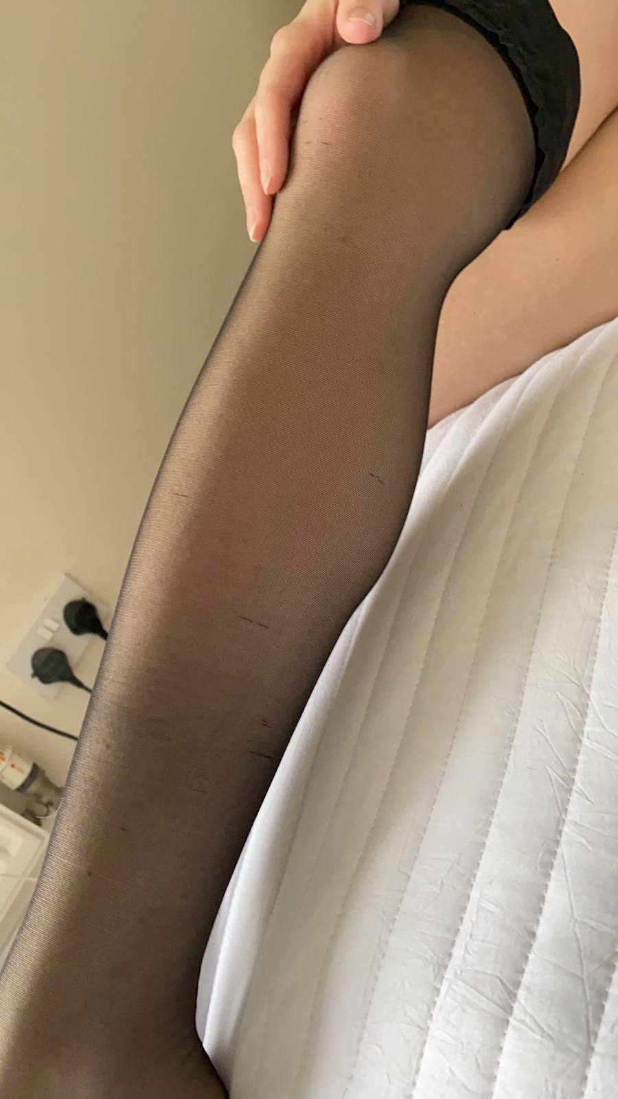 Photo by JuicyLauraUK with the username @JuicyLauraUK,  October 11, 2020 at 10:43 AM. The post is about the topic Teen and the text says 'kik JuicylauraUk 

worn Underwear 

#naughty #stockings #unwsshed #panties'