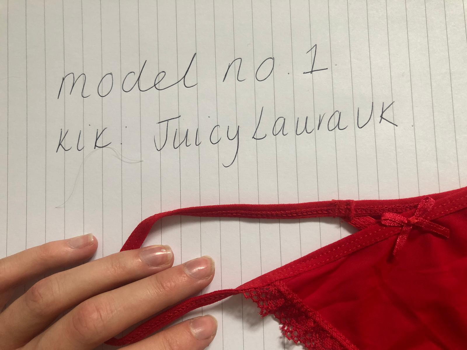 Photo by JuicyLauraUK with the username @JuicyLauraUK,  October 11, 2020 at 9:20 AM. The post is about the topic MILF and the text says '#underwear
#wornpanties
#nakedsunday'