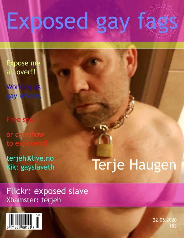 Photo by terjehaugen13 with the username @terjehaugen13,  October 13, 2020 at 5:18 PM. The post is about the topic exposure faggot and the text says 'Terje Haugen is a Norway queer sissy faggot needs hard exposure and hard degradation let him know you see his exposure to him : 
Terje Haugen 6640 Kvanne terjeh@live.no'