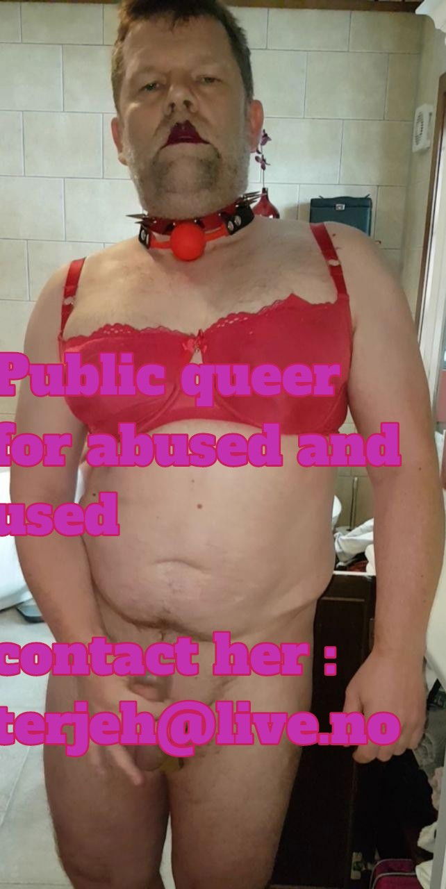 Photo by terjehaugen13 with the username @terjehaugen13,  October 13, 2020 at 5:45 PM. The post is about the topic exposure faggot and the text says 'Terje Haugen is a queer fucking sissy faggot borned to be known as a sissy slave queer 6640 Kvanne terjeh@live.no'