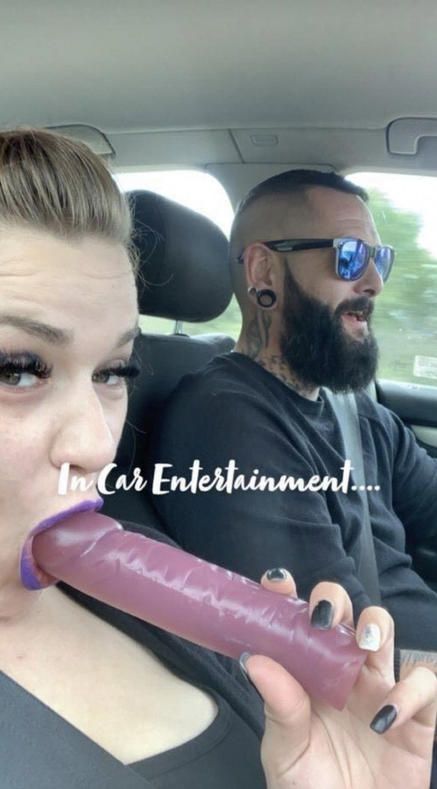Photo by Inkedexplicit with the username @Inkedexplicit, who is a star user,  April 29, 2021 at 4:33 PM. The post is about the topic Real sexy couples and the text says 'got to love a road trip!'