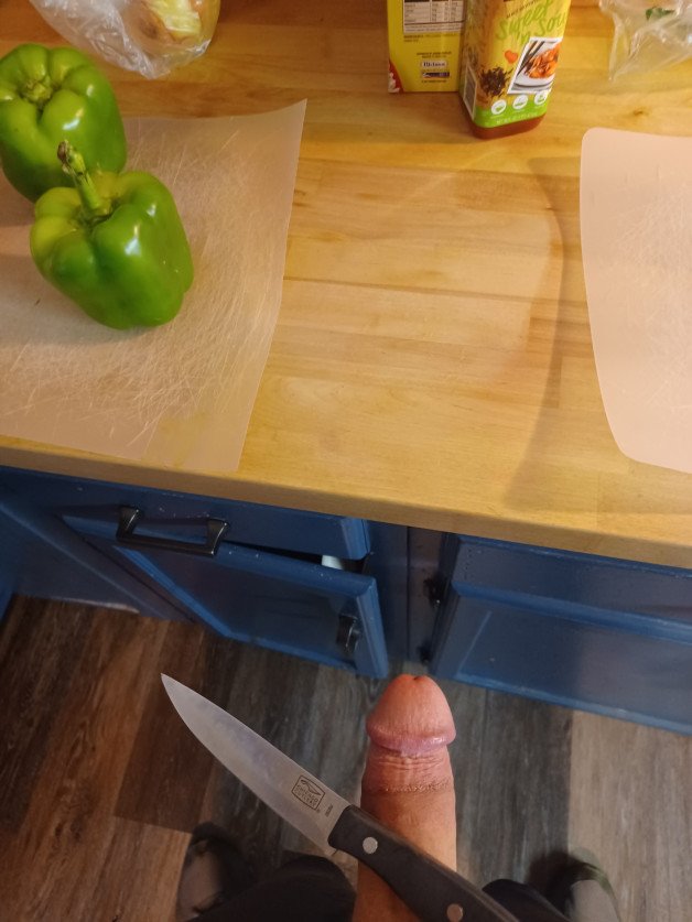 Photo by Upstatethick with the username @Upstatethick,  July 20, 2023 at 2:21 PM. The post is about the topic Thick cocks and the text says 'Anyone looking for a personal chef?'