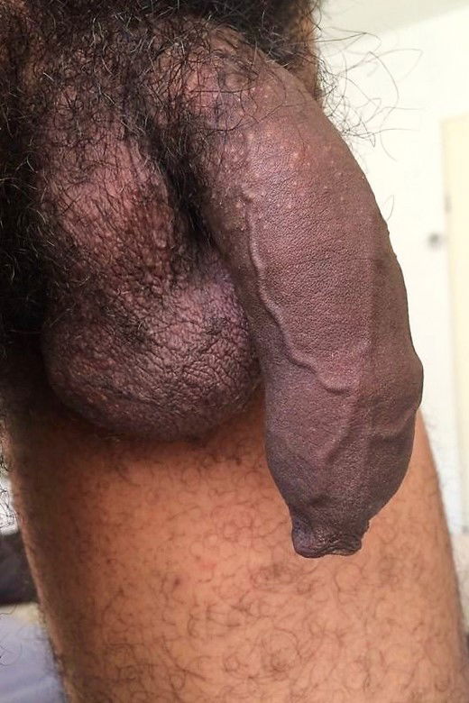 Photo by the foreskin is good with the username @theforeskinisgood, who is a verified user,  July 19, 2019 at 9:01 AM and the text says 'This semi-hard penis shows already its veins and the skin is still almost closed. Fantastic foreskin'