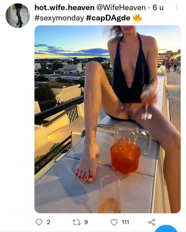 Photo by xxike with the username @xxike,  September 12, 2022 at 6:06 PM. The post is about the topic Cap d'Agde souvenirs and the text says 'Aujourd'hui au Cap/Today in #Capdagde:'