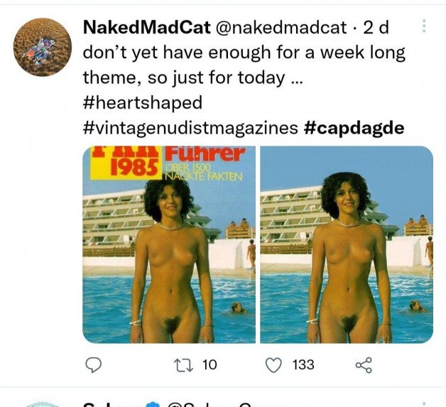 Photo by xxike with the username @xxike,  August 17, 2022 at 6:43 PM. The post is about the topic Cap d'Agde souvenirs and the text says '#Capdagde in 1985'