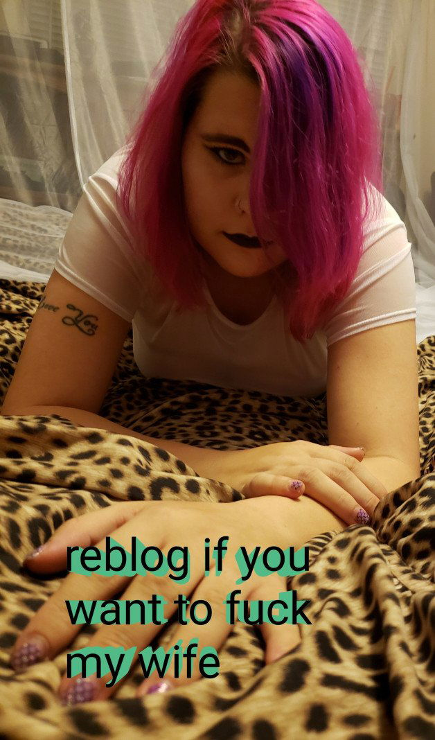 Photo by Fenrir with the username @thor2347, who is a verified user,  June 6, 2021 at 5:19 PM. The post is about the topic Cuckold Captions and the text says 'Reblog it and show @playfulkitten some love while you're at it'