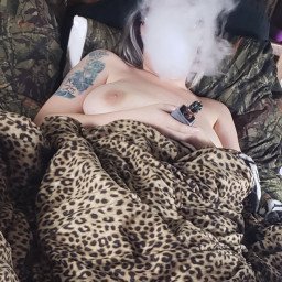 Photo by Fenrir with the username @thor2347, who is a verified user,  January 5, 2022 at 7:39 PM. The post is about the topic MILF and the text says 'want to see more? want to see her vaping while i fuck her? want to see her have fun with one of her boyfriends? its all there on our onlyfans, meanwhile enjoy the pic i took before the fun started'