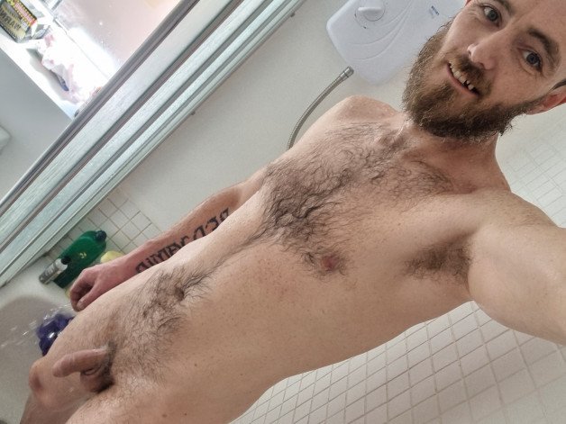 Album by Sc07tys with the username @Sc07tys, who is a verified user,  June 24, 2021 at 8:57 PM. The post is about the topic Rate my pussy or dick and the text says 'shower time             #selfie #homemade #british #cock #naked #amateur #uk'