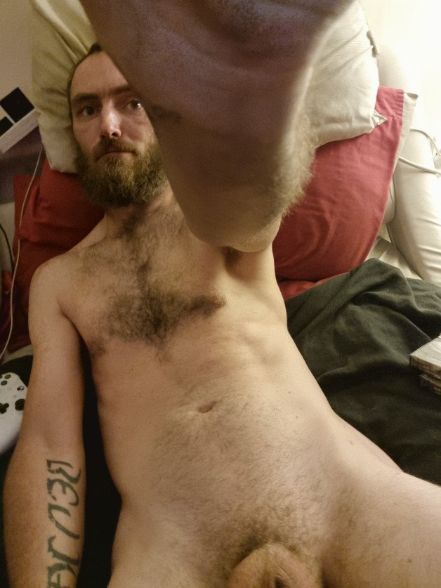 Photo by Sc07tys with the username @Sc07tys, who is a verified user, posted on July 31, 2021. The post is about the topic Rate my pussy or dick and the text says 'bored at home would love some company #selfie #naked #homemade #british #cock #amateur #uk #penis'