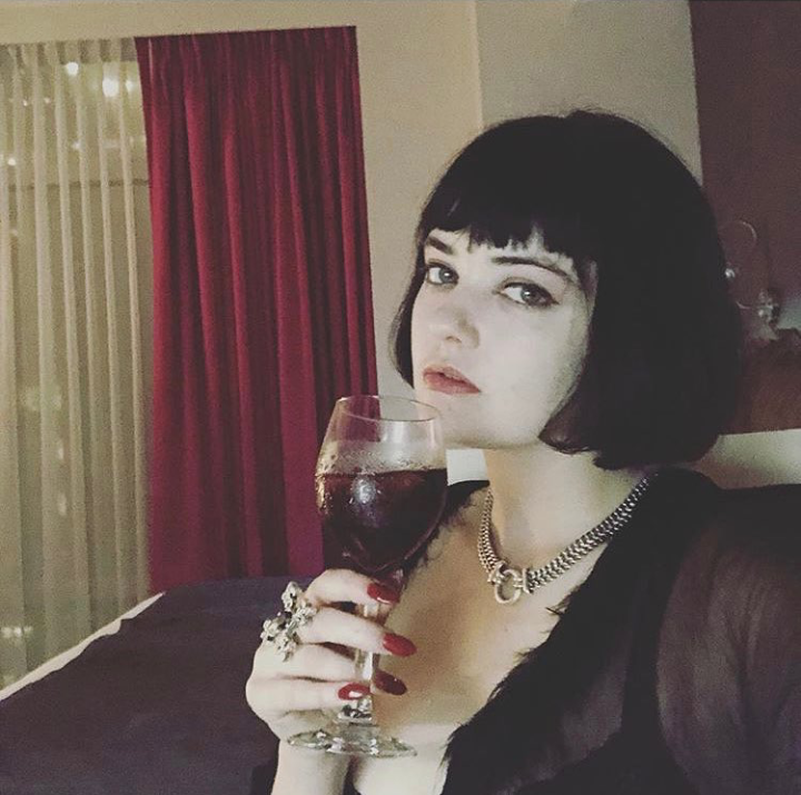 Photo by Mistresspatricia with the username @Mistresspatricia,  November 27, 2020 at 3:29 PM. The post is about the topic Sissy Chastity and the text says 'my love for red wine❤️❤️'