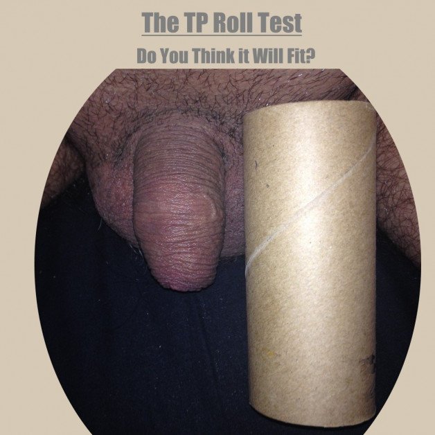 Photo by chel83see with the username @chel83see,  March 28, 2021 at 6:58 PM. The post is about the topic Another Big Cock Lovin' Hotwife and the text says 'The Infamous "Toilet Paper Roll Test"
My husbands magnificent penis :)'