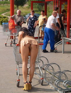 Photo by GoBestPorn with the username @GoBestPorn,  February 19, 2021 at 5:20 PM. The post is about the topic Public Sex and Exhibitionism and the text says '#bend-over #supermarket #naked #public #no-panties #upskirt #pussy #teen #hoy #sexy #nsfw @GoBestPorn'