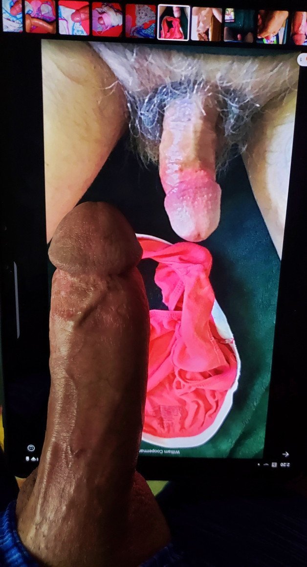 Photo by RiverMonster with the username @RiverMonster,  July 20, 2022 at 2:54 AM. The post is about the topic Cum Tribute and Post It! and the text says 'tributing a skype buddy's wife's panties with him....   fun!'