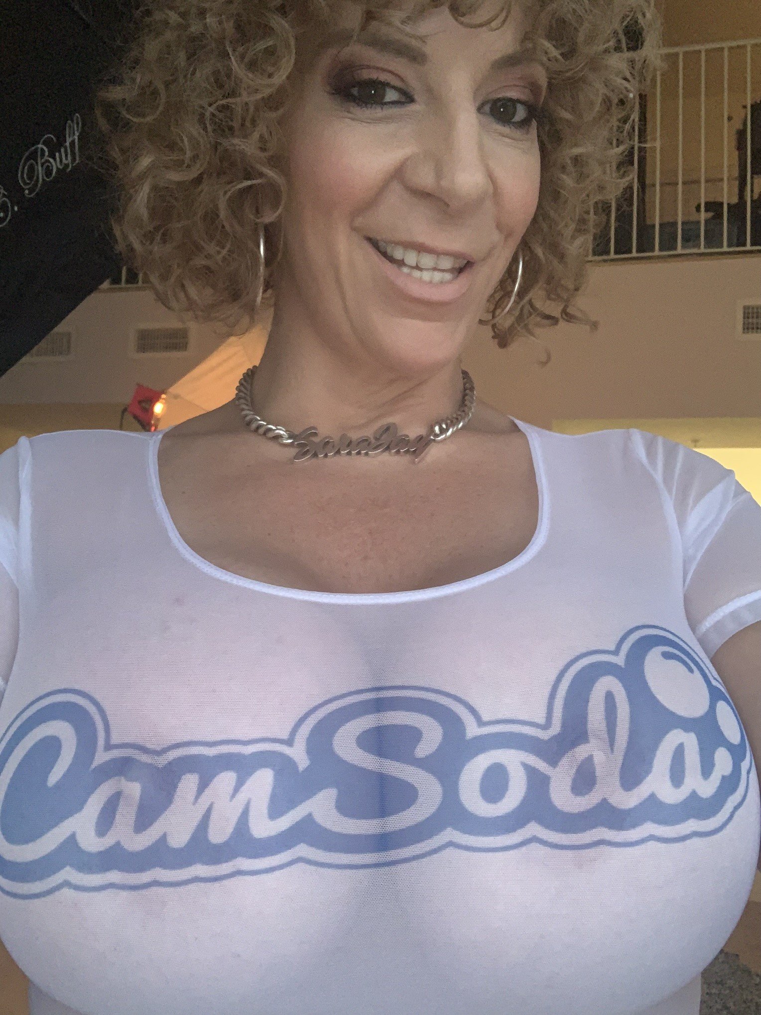 Photo by sarajayxxx with the username @sarajayxxx, who is a star user,  January 2, 2021 at 7:23 PM. The post is about the topic sara jay and the text says 'Catch me tonight on Camsoda 10-11:30 EST 💻💦 ALSO , don't forget to vote for me as your hottest MILF 🥵https://stars.avn.com/vote/12324/avn_awards/3 💋'