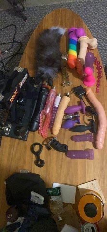 Photo by IamaDomandsub with the username @IamaDomandsub,  January 7, 2023 at 12:38 AM. The post is about the topic Sex Toys and the text says 'My toy collection'