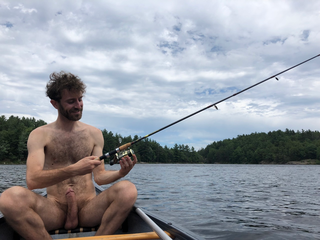 Photo by LeFoutre with the username @LeFoutre,  August 29, 2020 at 2:28 PM. The post is about the topic Naked Gay Men and the text says 'I would go fishing with him'