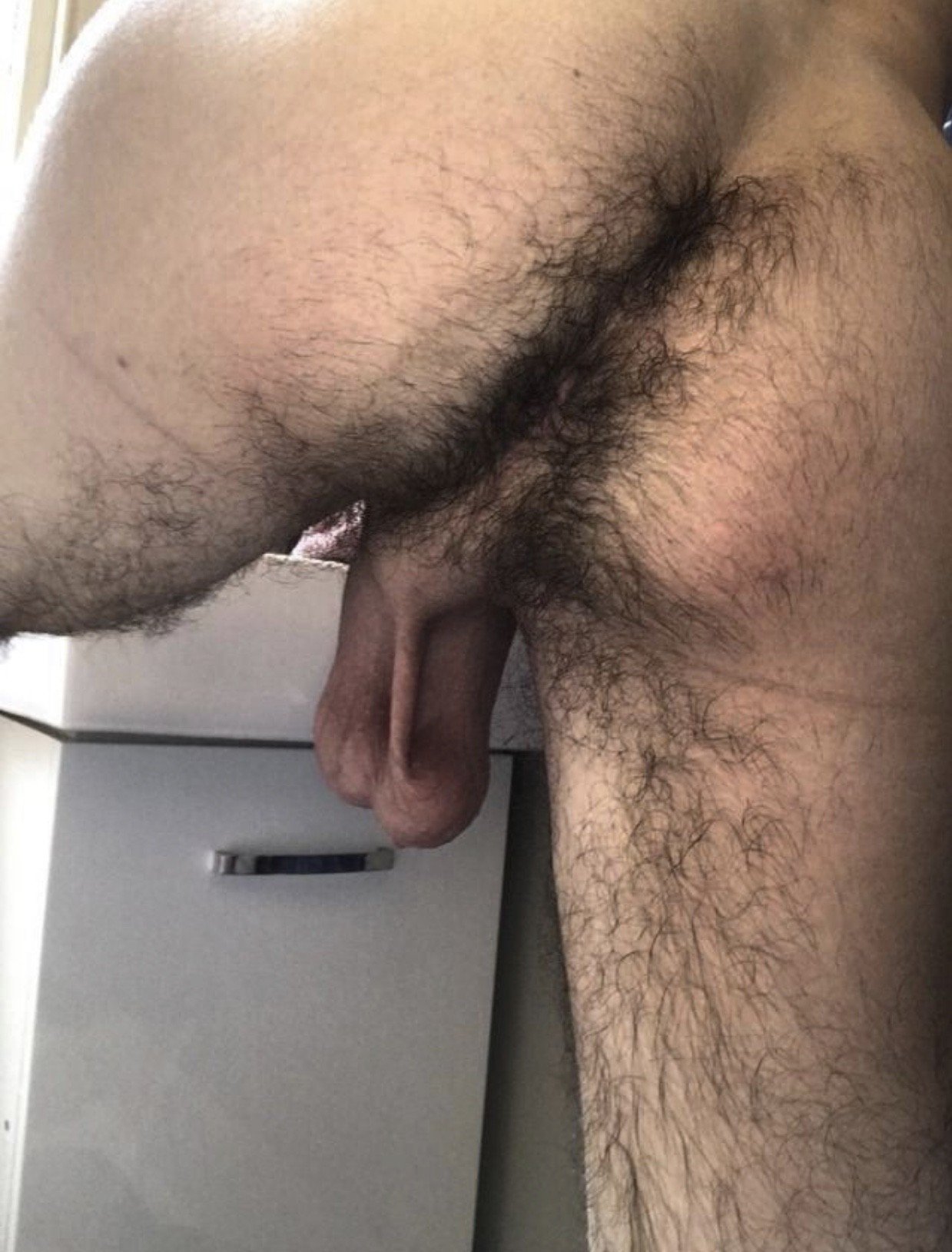 Photo by LeFoutre with the username @LeFoutre,  December 14, 2018 at 12:10 AM. The post is about the topic Gay male ass and the text says 'Greatest ass ever ... hairy peach with amazing low hangers.  Absolutely perfect!'