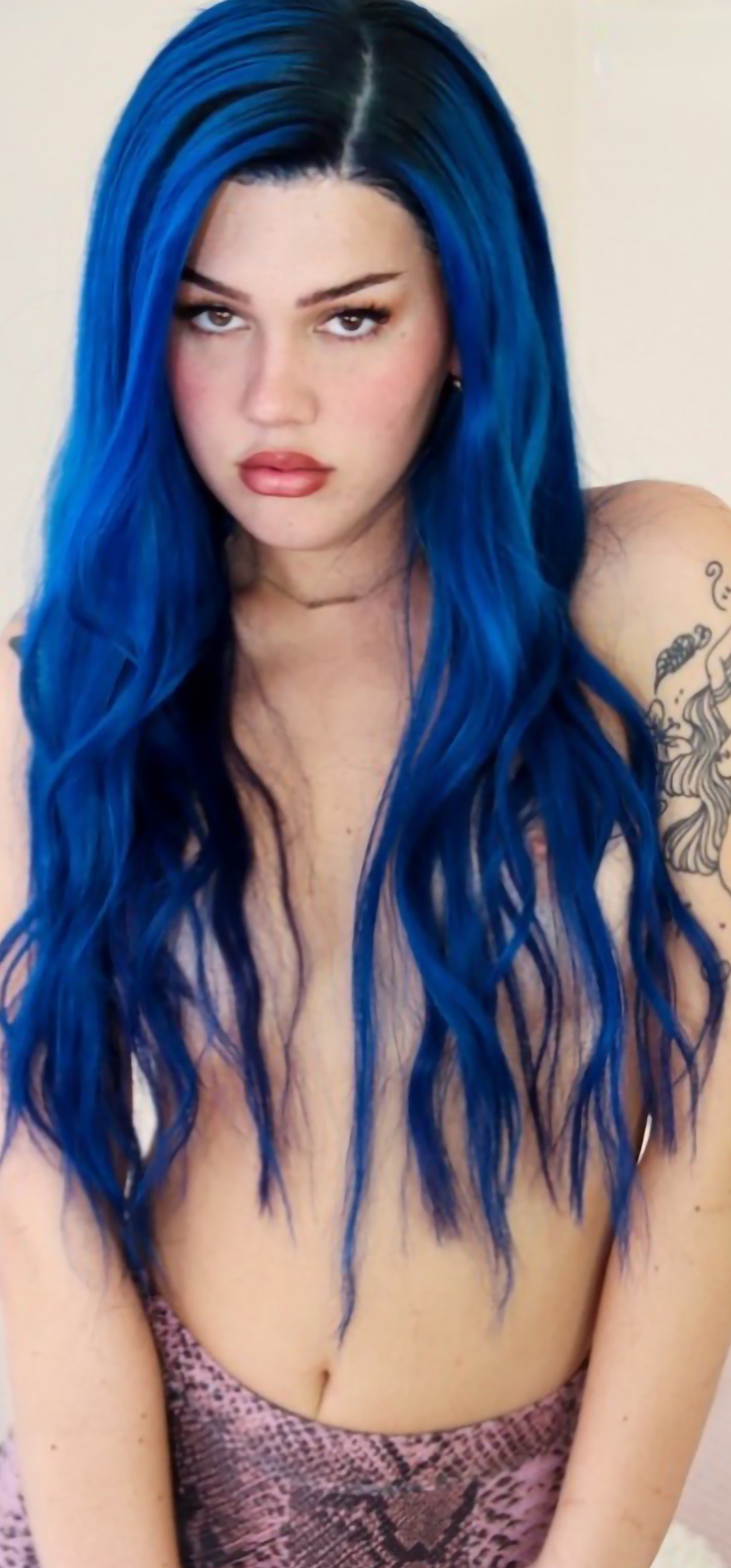 Album by getmyroxxxoff with the username @getmyroxxxoff,  May 26, 2024 at 10:43 PM. The post is about the topic XXX wallpapers and the text says '#shemale #trans #cock #bigdick #bluehair'