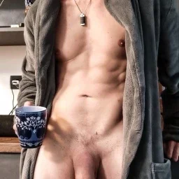 Photo by Electric321 with the username @Electric321,  March 18, 2024 at 2:40 PM. The post is about the topic Big Cock Lovers and the text says 'Coffee and cream? 😏'