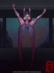 Photo by NastyPlatypus (comms OPEN) with the username @nastyplatypus, who is a verified user,  May 19, 2024 at 10:40 PM. The post is about the topic Futanari and the text says 'Requsted Futa Bat Lady

#futa #dickgirl #masturbation'