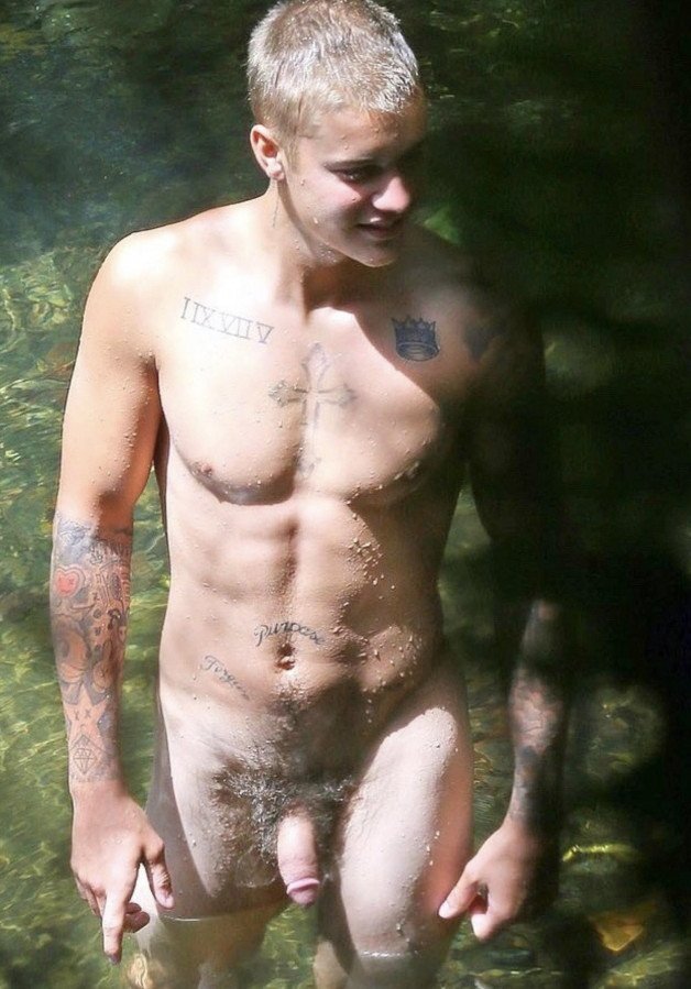 Photo by Cum Fagtory with the username @cumfagtory,  January 20, 2021 at 4:04 AM. The post is about the topic Gay and the text says '#justinbieber #dick #cock #celebs #tattoo #tattooedmen #mucles #abs'