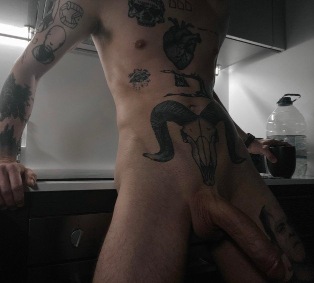 Photo by Cum Fagtory with the username @cumfagtory,  February 3, 2021 at 1:50 PM. The post is about the topic GayExTumblr and the text says 'u/lucasnaxuel
#dick #cock #gay #hung #huge #tattoo #tattooedman'