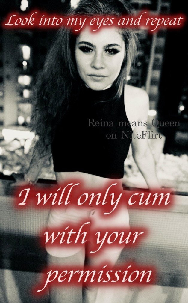 Photo by Reina Means Queen with the username @thebossysmurf,  February 23, 2021 at 6:59 PM. The post is about the topic Male Chastity and the text says 'I love #chastity, I love #control #FLR #Dominant'