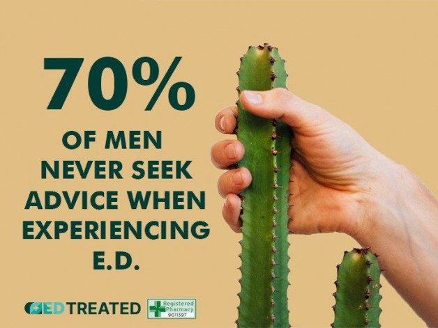 Photo by ED Treated with the username @ED-Treated,  January 16, 2021 at 1:07 AM and the text says '70% Of Men Never Seek Advice When Dealing with Erectile Dysfunction #edtreated #ed #viagra #strongerection #bigdick'