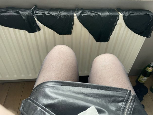 Photo by Hermientje with the username @Hermien, who is a verified user,  February 22, 2024 at 1:11 PM. The post is about the topic Sissy_Faggot and the text says 'Almost ready to wear them again'