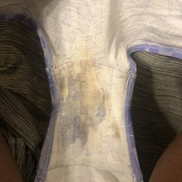 Photo by Faye with the username @PantyGrlFaye, who is a verified user,  January 25, 2021 at 3:55 AM. The post is about the topic Wet dirty panties/grool pussy and the text says 'These could be yours 💋 DM for info'