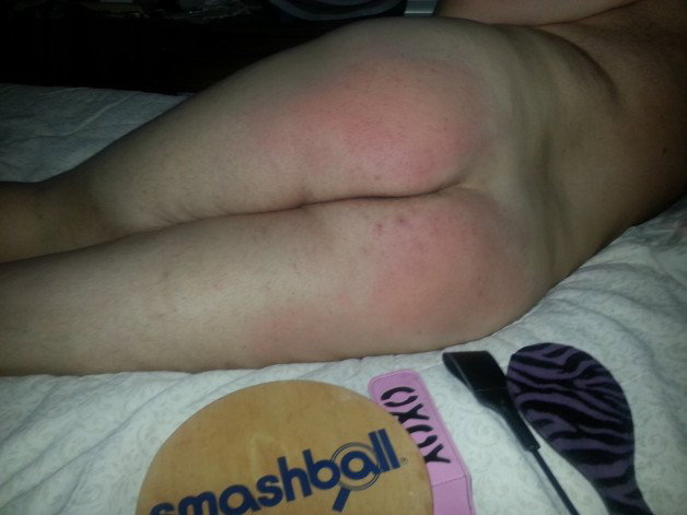 Photo by msubneedspank with the username @msubneedspank,  July 9, 2021 at 6:15 PM and the text says 'Enjoyed a good spanking!'