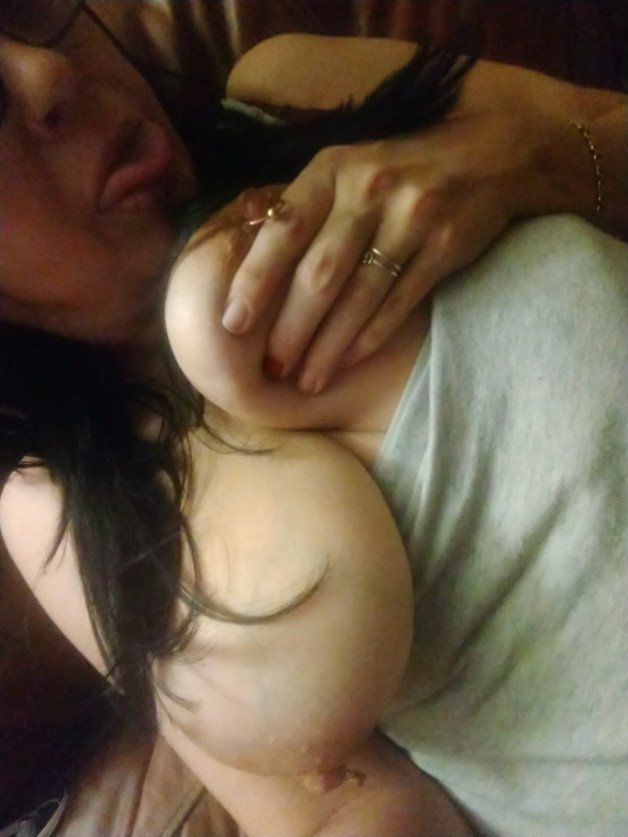 Album by Angelapussy1212 with the username @Angelapussy1212, who is a verified user,  March 2, 2021 at 4:48 PM. The post is about the topic Boobs, Only Boobs and the text says 'playing with my big titties just for all of you guys to enjoy 😘
share my big slutty titties everywhere 😉💋'