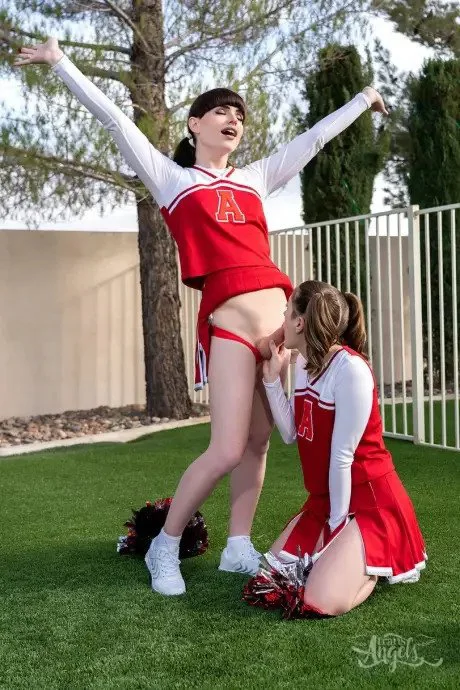 Photo by Lovesupreme with the username @Lovesupreme,  February 9, 2021 at 9:51 AM. The post is about the topic Hot Shemale Pics and the text says '2021 #cheerleaders #schoolgirls'