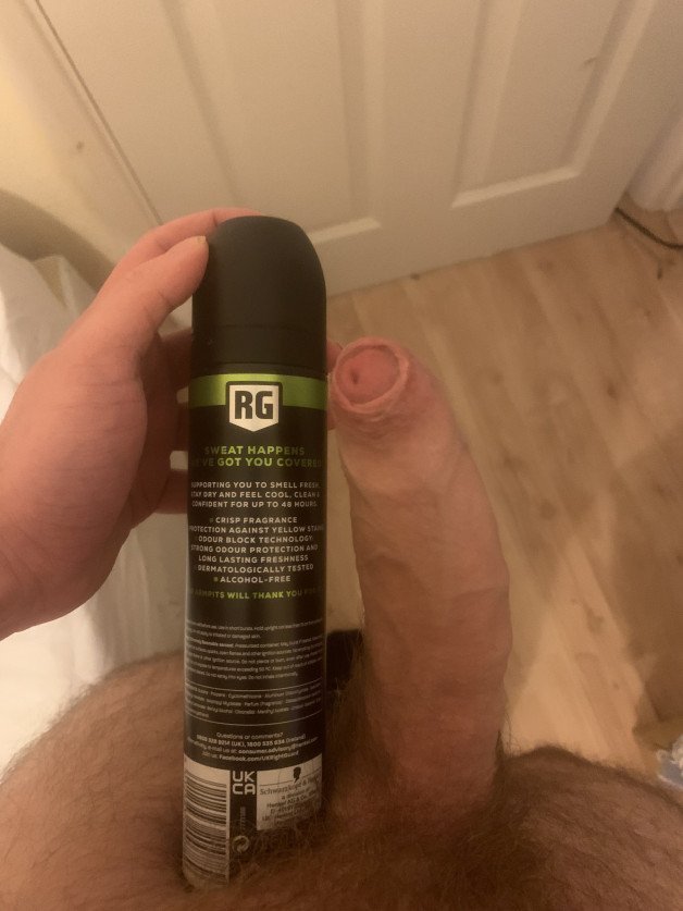 Watch the Photo by Im4evahard with the username @Im4evahard, who is a verified user, posted on December 7, 2021. The post is about the topic Big Cock Lovers. and the text says 'Damn! Almost as big as a deodorant can!'