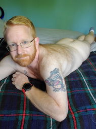 Photo by OtterInRed with the username @OtterInRed, who is a verified user,  June 5, 2019 at 4:24 PM. The post is about the topic Gay Ginger Men and the text says '#gingerbottom #breedme'