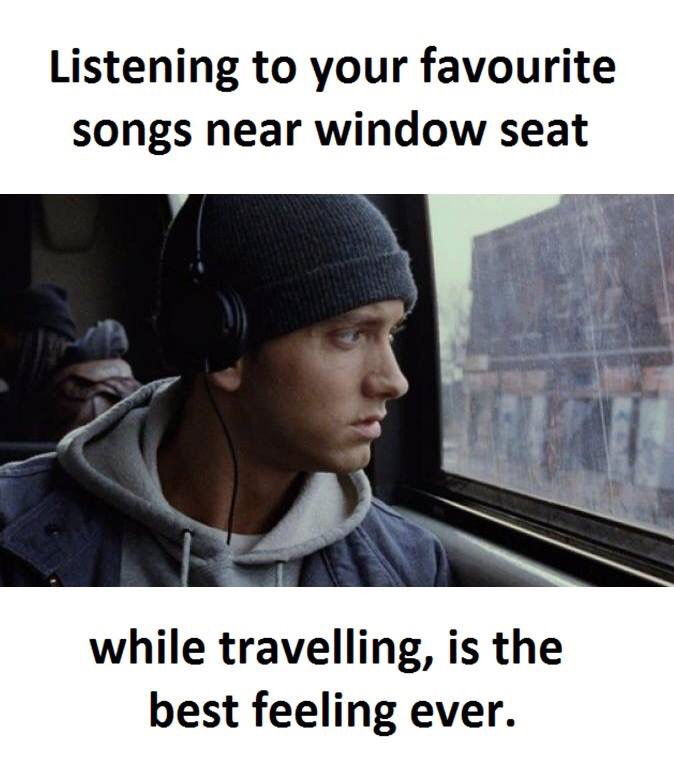 Photo by earlgreyatmidnight with the username @earlgreyatmidnight,  October 19, 2018 at 8:52 PM and the text says '#music  #introvert  #introverts  #travel  #eminem'