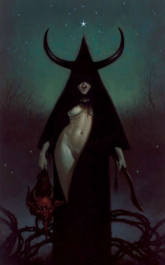 Watch the Photo by earlgreyatmidnight with the username @earlgreyatmidnight, posted on December 8, 2018 and the text says '#gerald  #brom  #art  #fantasty  #demons  #devil  #macabre'