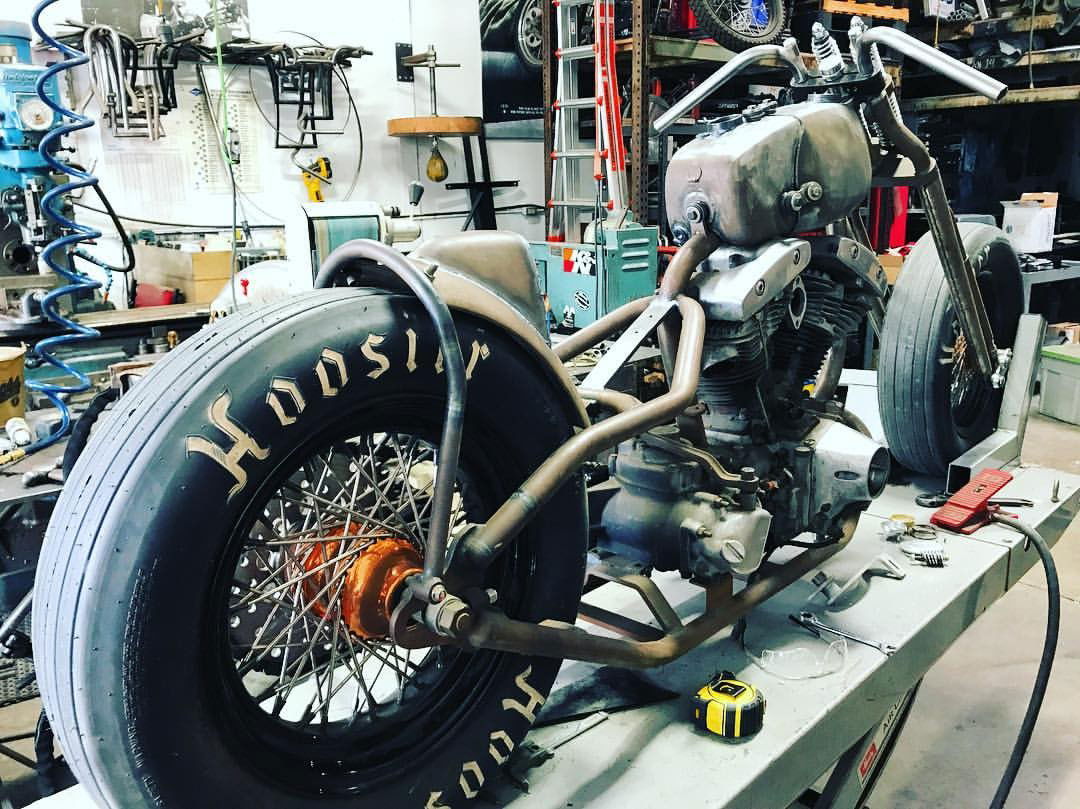 Photo by Onthewater with the username @Onthewater,  October 28, 2018 at 5:07 AM and the text says 'nash-melrose-blog:

KO In it’s infant form…. 
@nashtychick #motorcycle #infant #ko #ride #weld #fab #raw #nashmotorcycleco https://www.instagram.com/p/BpVoGz4Aljb/?utm_source=ig_tumblr_share&amp;igshid=irr64hnkkrxt'