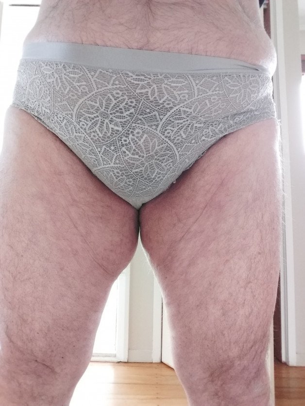 Photo by DaveDavidson with the username @DaveDavidson,  August 20, 2023 at 6:05 AM. The post is about the topic men in panties and the text says 'Spent the day wearing these after the wife has worn them'