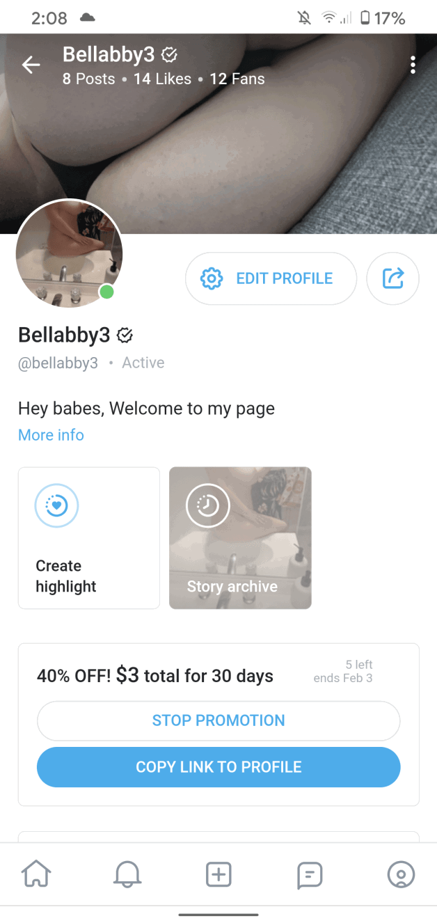 Photo by bella99007465 with the username @bella99007465,  January 31, 2021 at 4:20 AM. The post is about the topic OnlyFans and the text says 'anyone interested in doing S4S? x
only a new account looking for more subs xx'